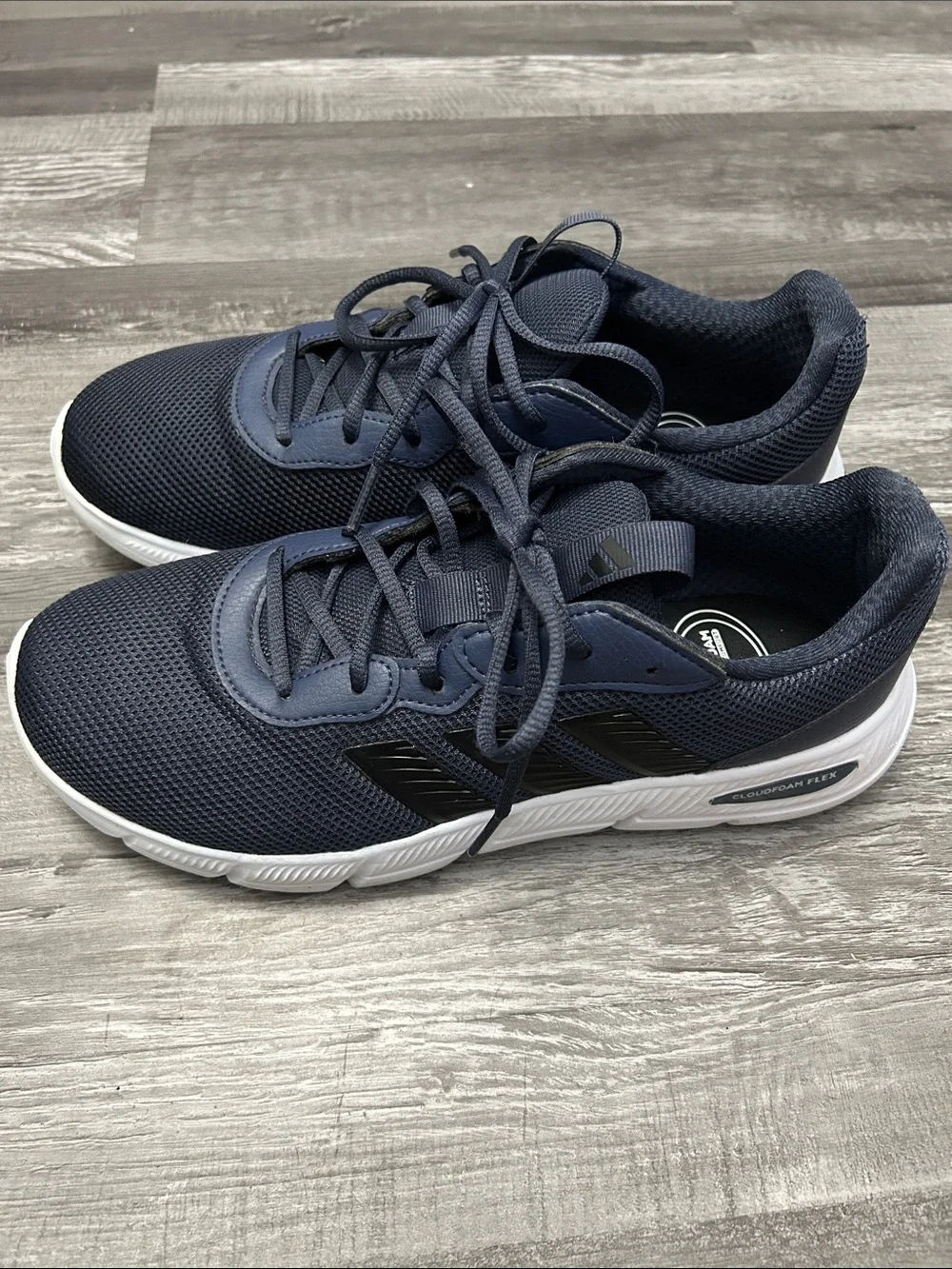 adidas Men's Navy and Black Athletic Running Shoes